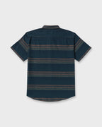 All Day Stripe Short Sleeve Shirt - Midnight