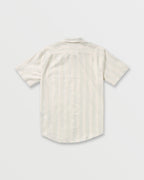All Day Stripe Short Sleeve Shirt - Off White