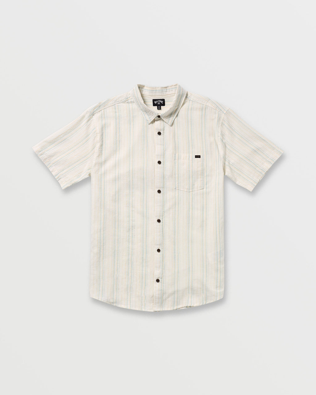 All Day Stripe Short Sleeve Shirt - Off White