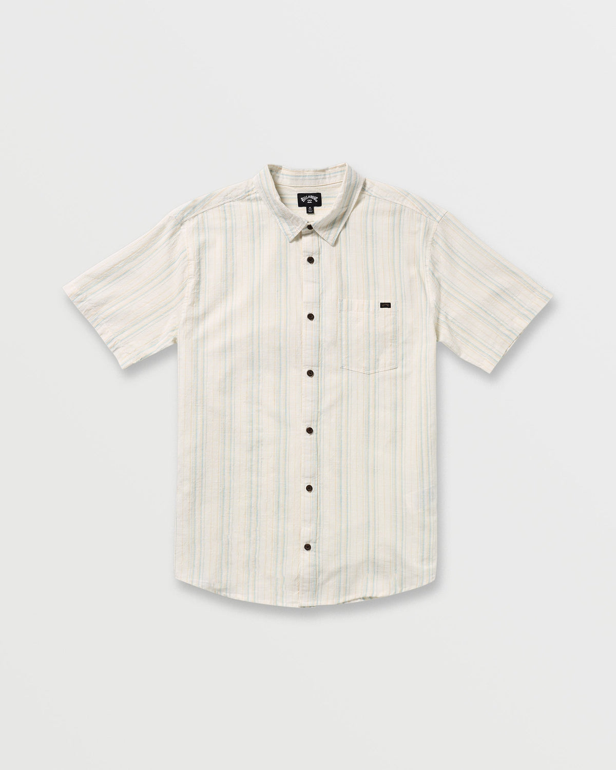 All Day Stripe Short Sleeve Shirt - Off White
