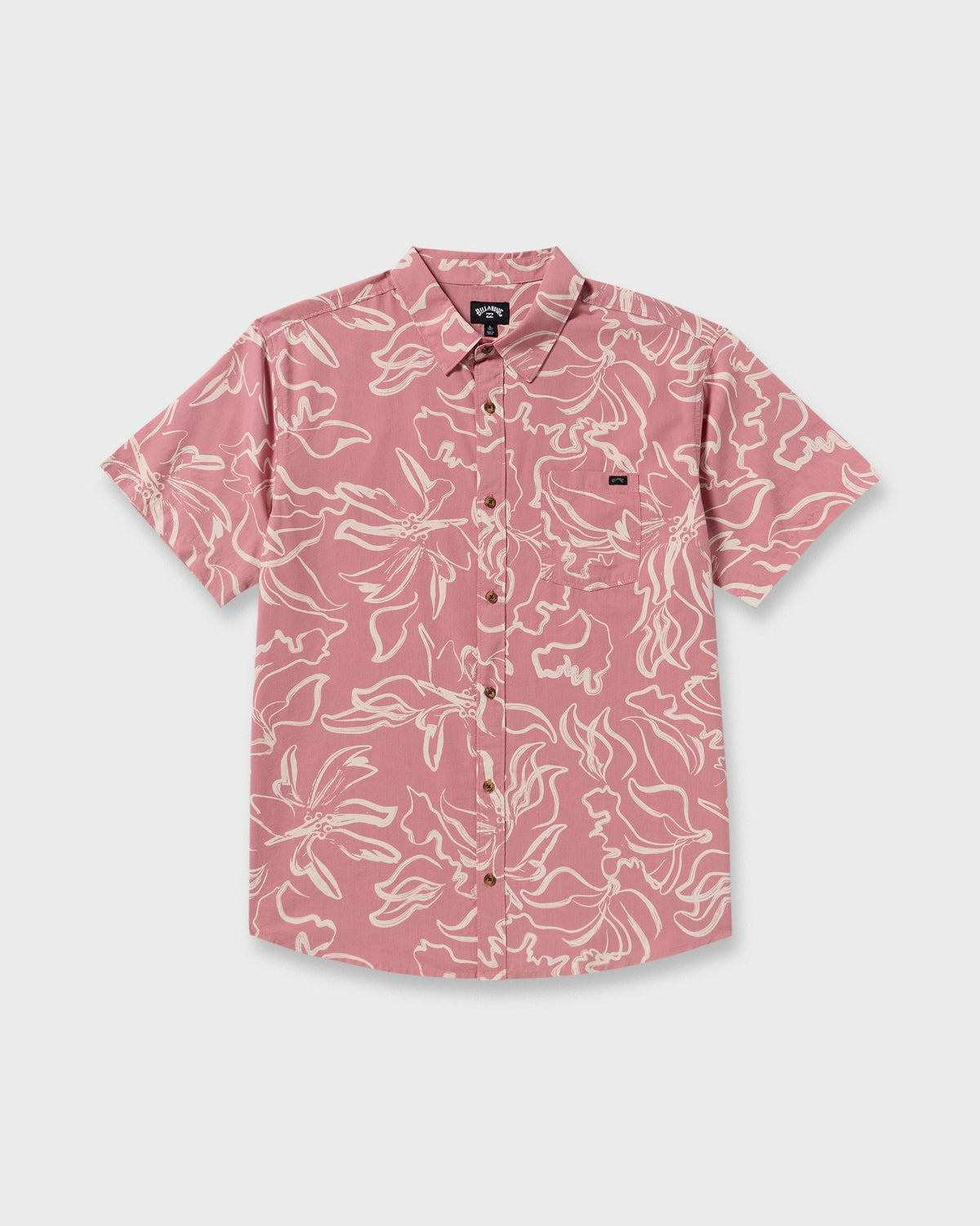 Sundays Short Sleeve Shirt - Faded Rose