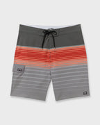 All Day Stripe Pro Performance 20 Boardshorts - Sunset