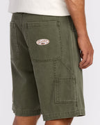 Bad Dog 21 Workwear Shorts - Dark Military