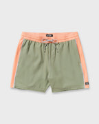 Dbah Panel Laybacks Swim Trunk - Green Ash