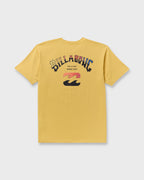 Arch Fade Premium Short Sleeve T-Shirt - Dust Yellow