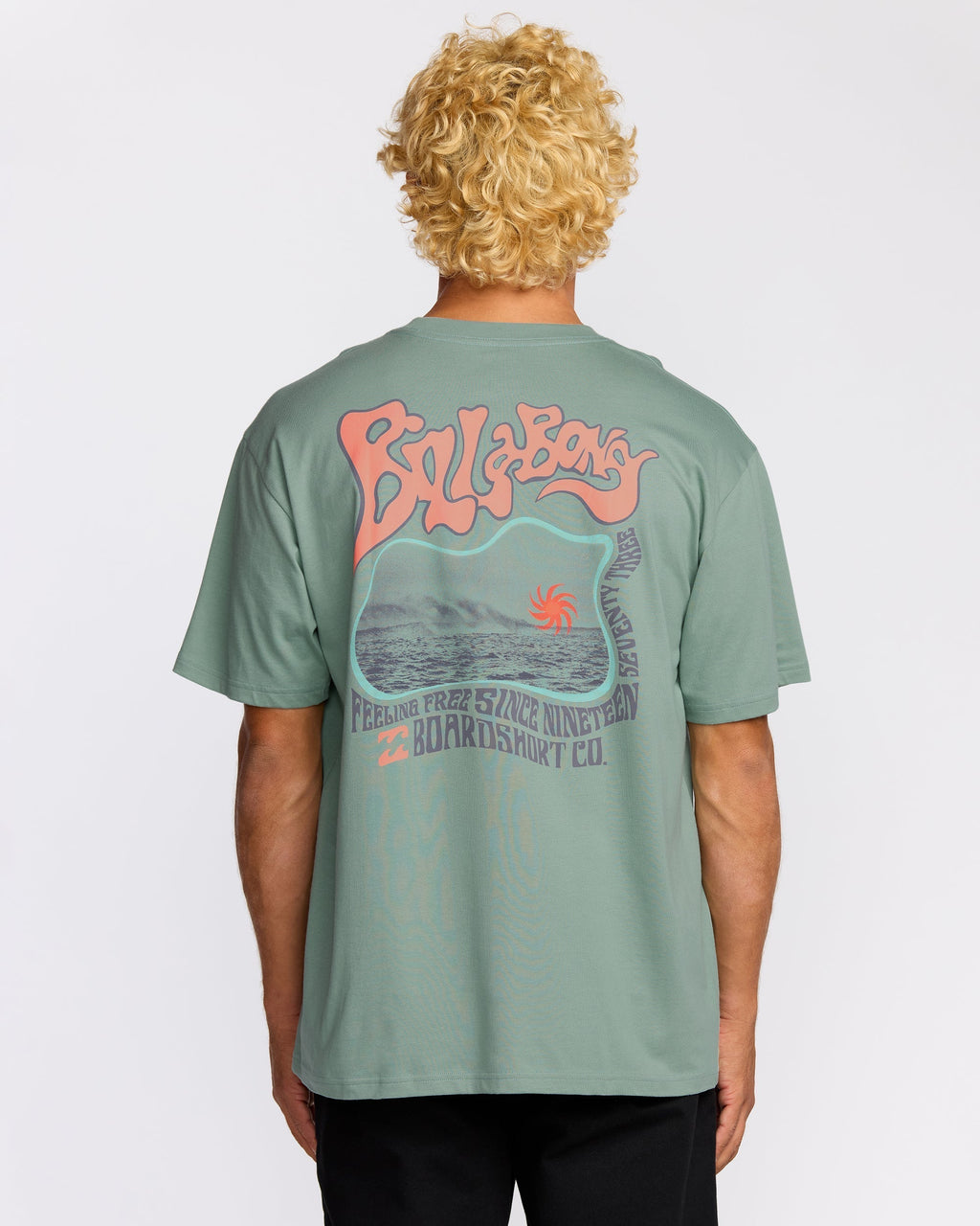Morning Haze Regular Short Sleeve T-Shirt - Mineral Blue