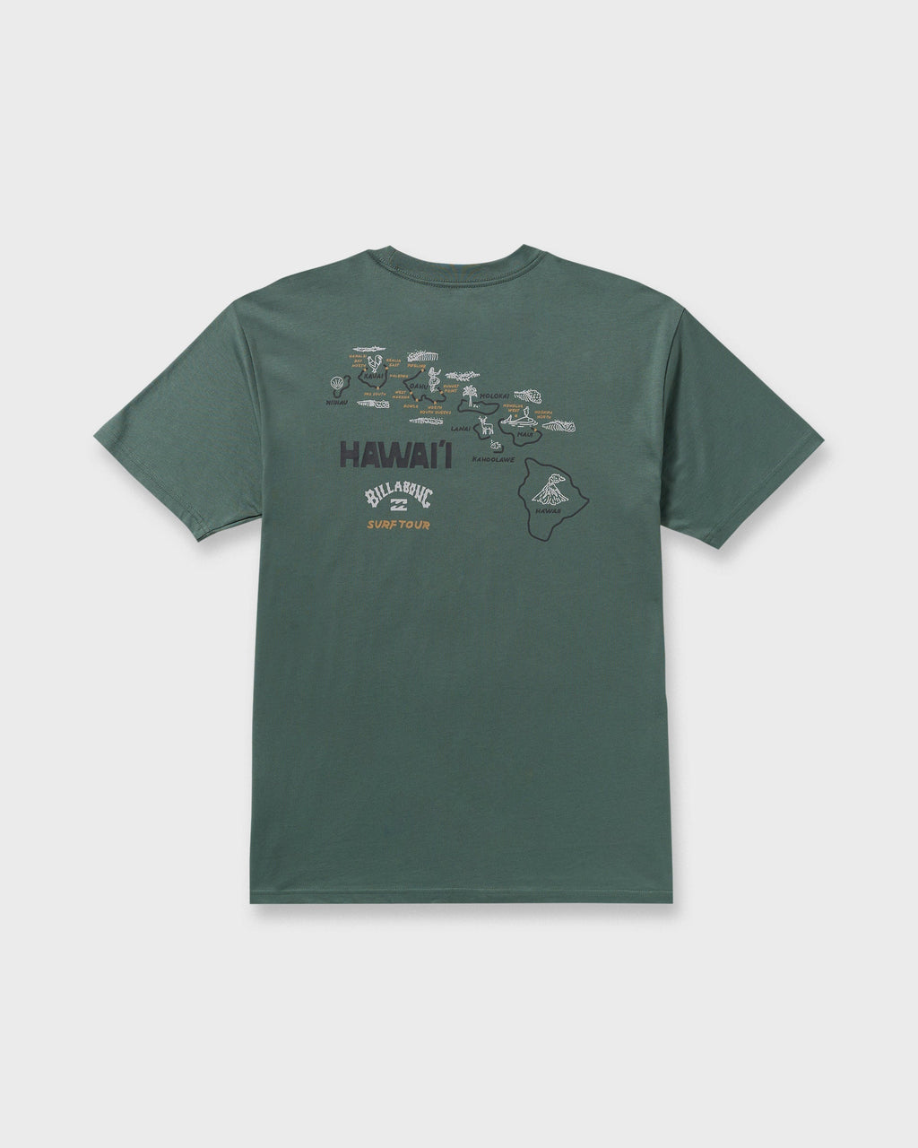 Surf Tour Hi Premium Short Sleeve T-Shirt - Dark Slate