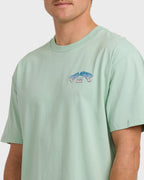 Wax Arch Regular Short Sleeve T-Shirt - Seafoam