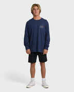 Range Adiv Premium Long Sleeve T-Shirt - Dark Blue