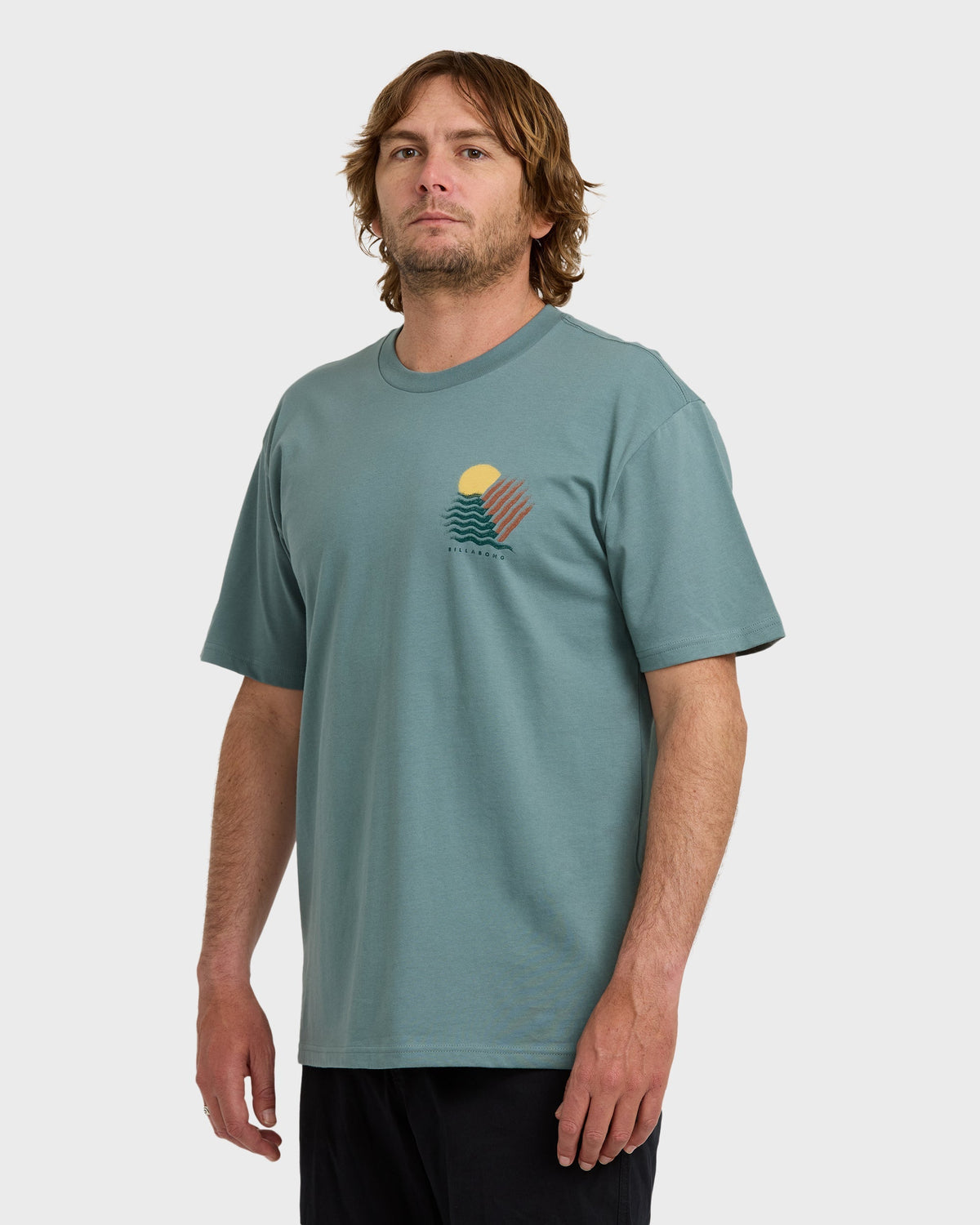 Canyons Regular Short Sleeve T-Shirt - Sea Blue