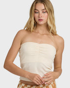 Talley Tube Top - White Cap