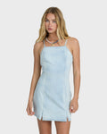Jade Saltwashed Denim Dress - Blue Mist