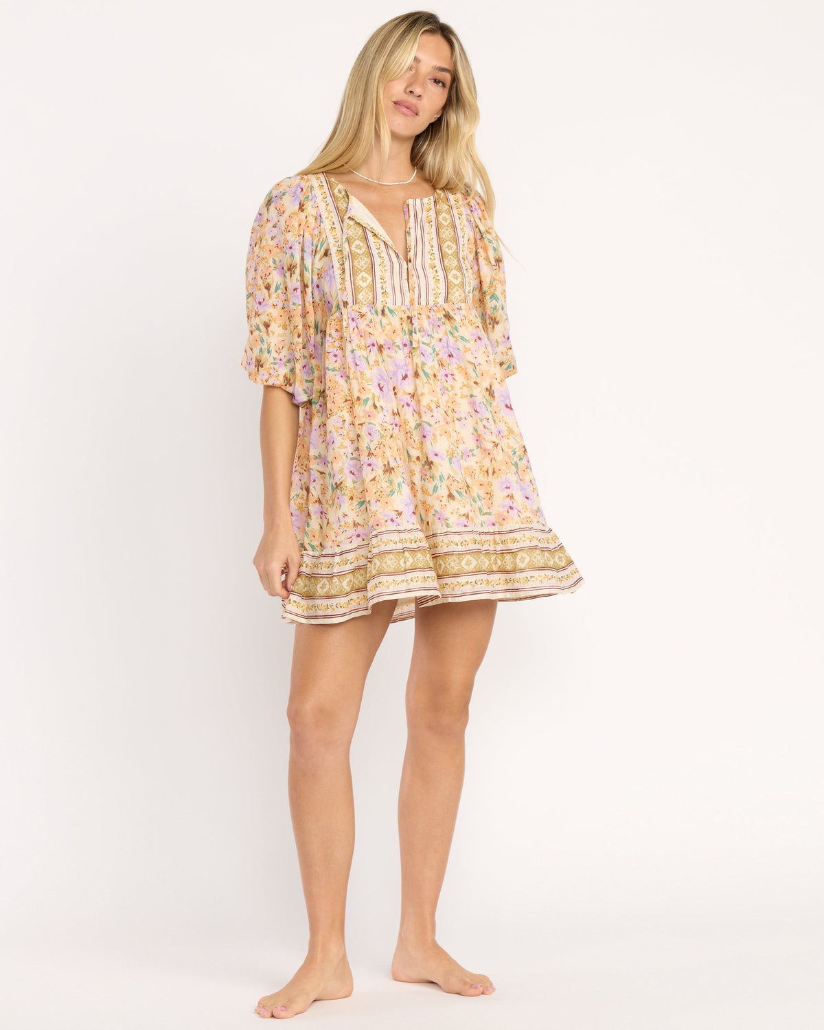 Ambers Mini Dress - Whitecap