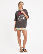 Lottie Hall Short Sleeve T-Shirt - Off Black