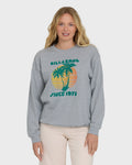 My Fave Beach Crewneck Sweatshirt - Heather Gray