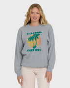 My Fave Beach Crewneck Sweatshirt - Heather Gray