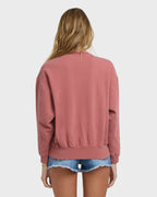 Mono Aloha Kendal Crewneck Sweatshirt - Dark Coral
