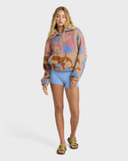 A/Div Barra Half Zip Sherpa Fleece - Oatmeal