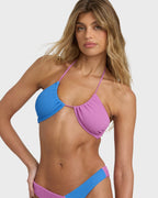 Summer Hi Color Block Drew Bandeau Bikini Top - Multi
