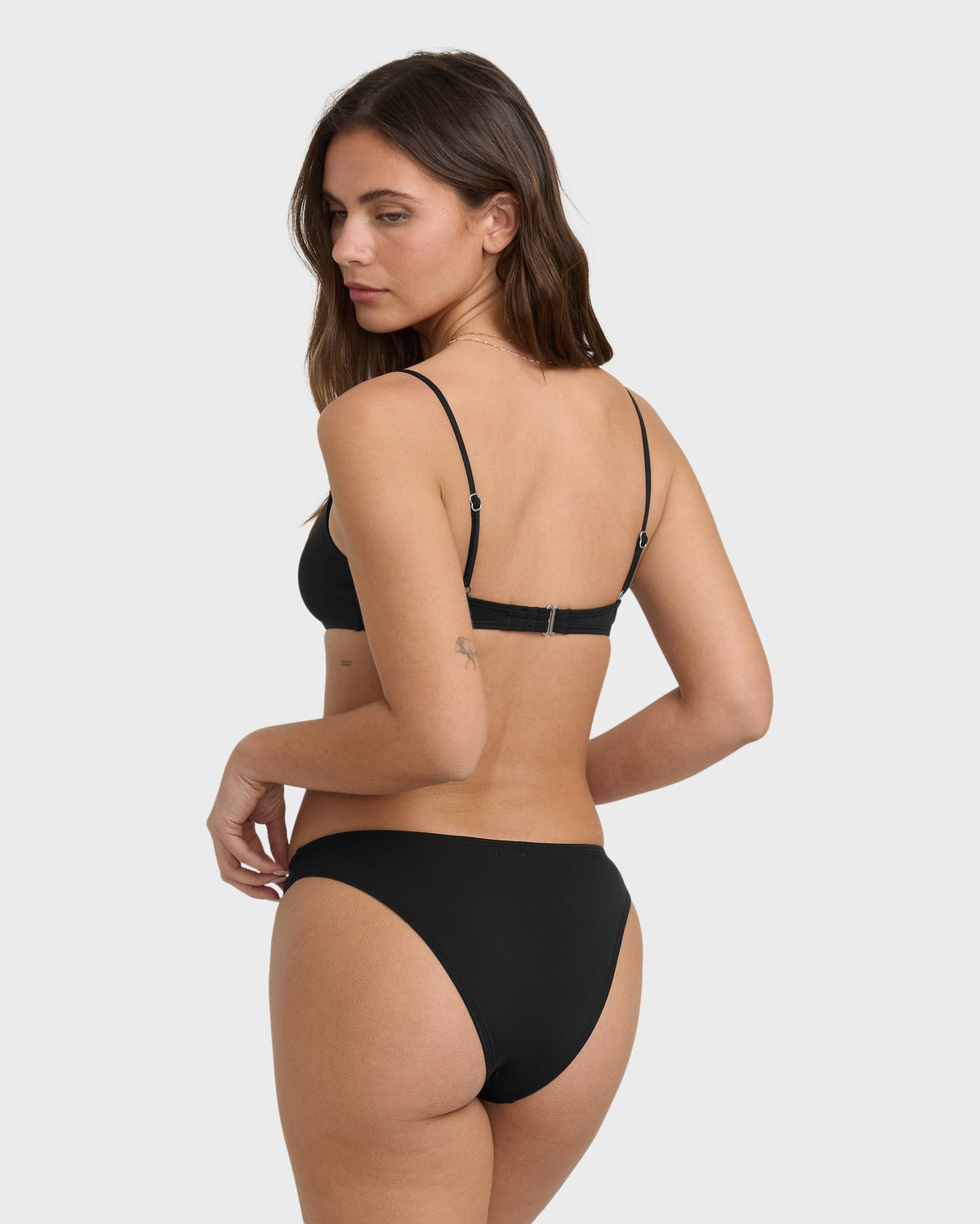 Sol Searcher Hike Medium Bikini Bottoms - Black Pebble