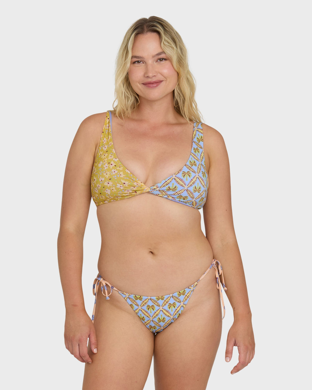 Soul Stoke Reversible Tie-side Hike Medium Bikini Bottom - Twilight Blue