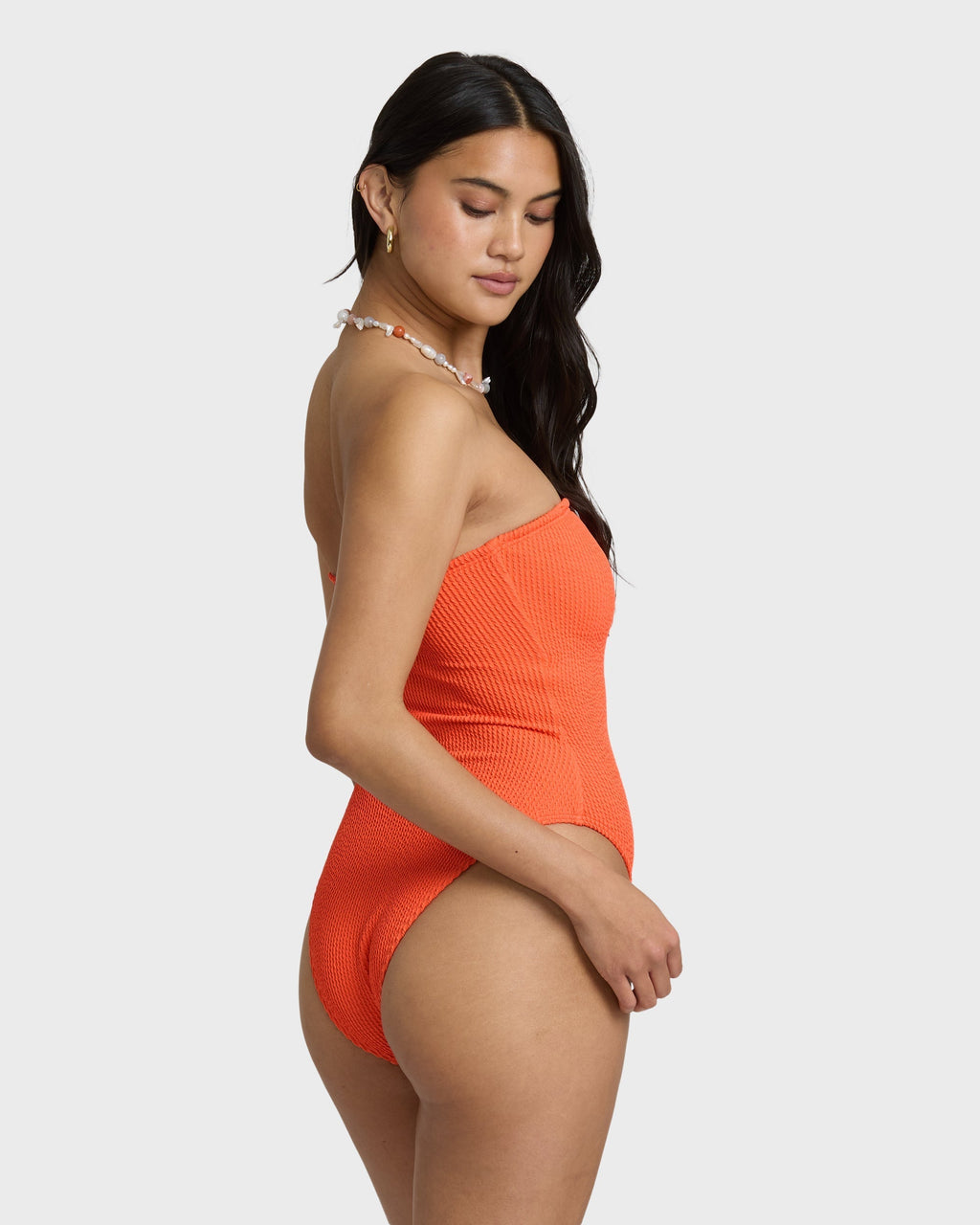 Summer Hi Tully One-piece Swimsuit - Hot Coral