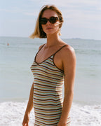 Summer Sun Mini Dress - Brown Stone