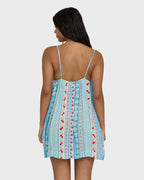 Beach Song Printed Cover-Up - Dream Blue