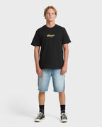 Occys Point Premium Short Sleeve Cotton T-Shirt - Black