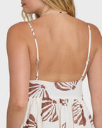 Undone Maxi Cover-Up Dress - Salt Crystal