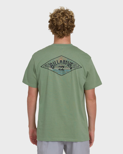 A/Div Arch Premium Short Sleeve Knit T-Shirt - Hedge Green