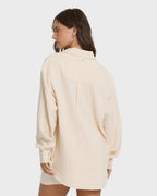 Wanderer Long Sleeve Woven Shirt - Dove