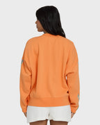 Palm Crewneck Sweatshirt - Tangerine