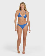 Tanlines Multi Triangle Bikini Top - True Blue