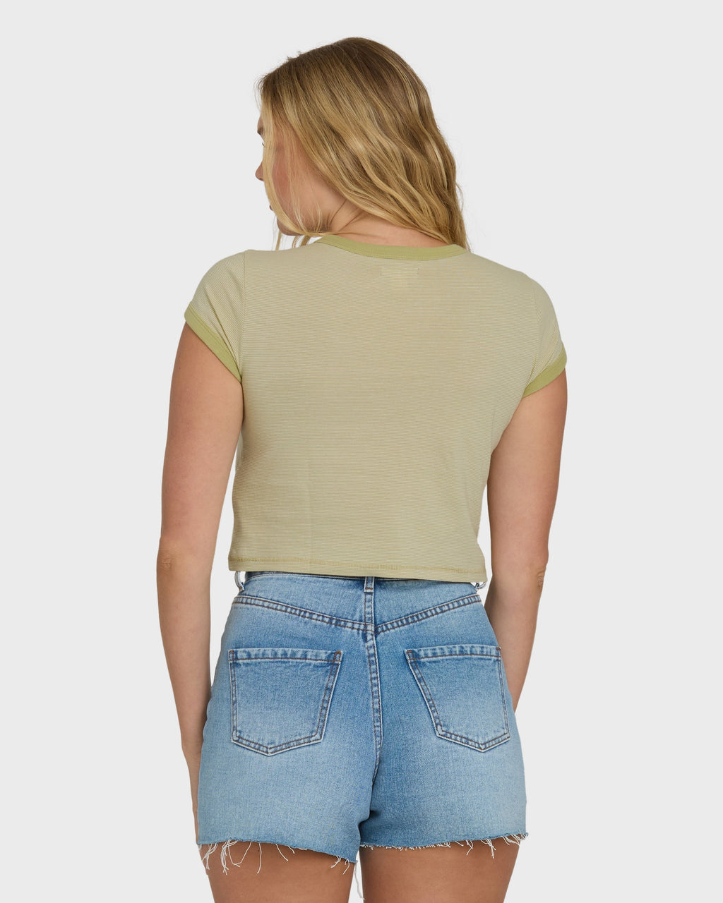 Daily Tee YD Short Sleeve Knit T-Shirt - Cactus