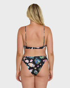 Party Wave Hike Bikini Bottoms - Black Pebble