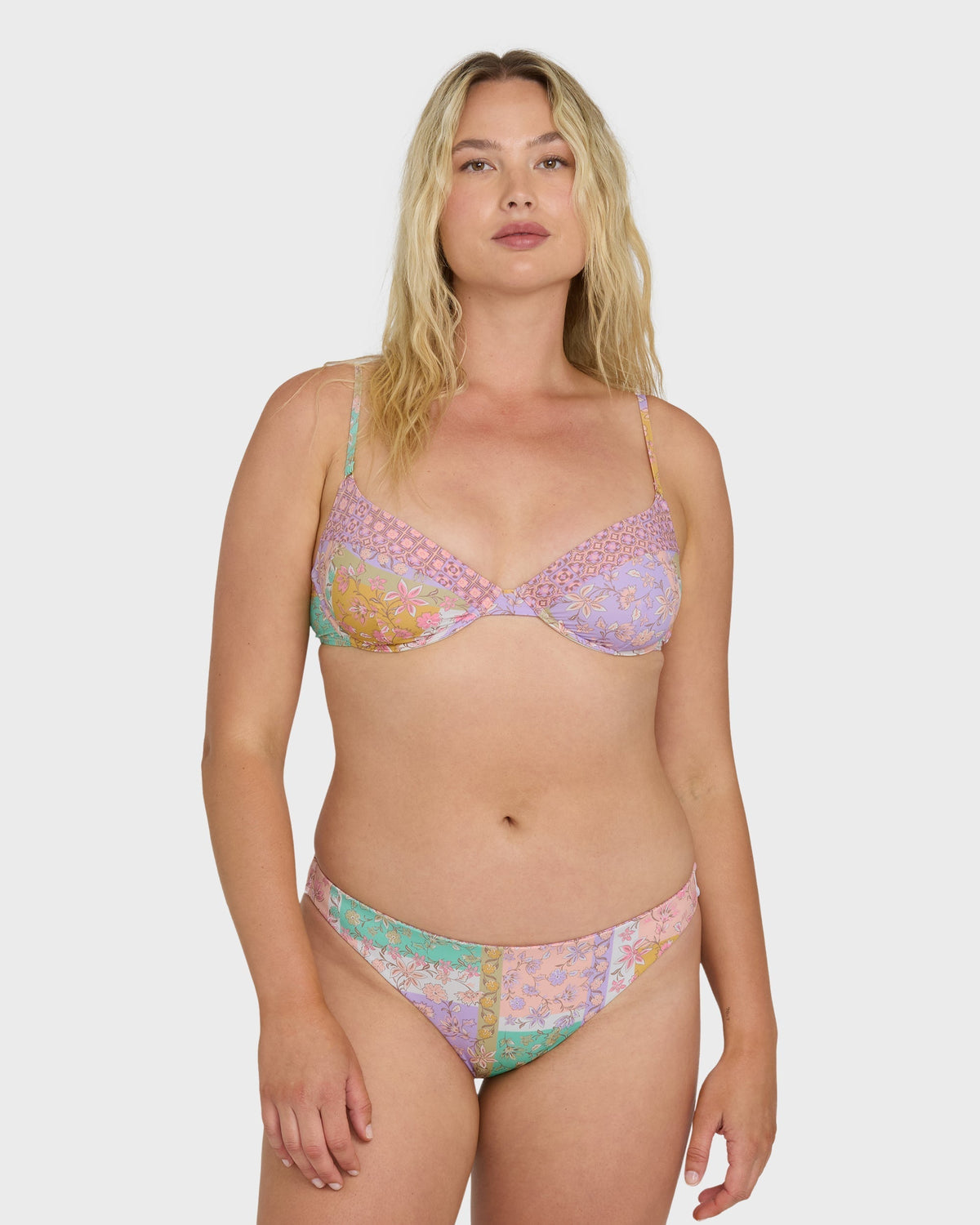 Dreamy Daze Tropic Reversible Bikini Bottoms - Sweet Lilac