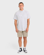 All Day Short Sleeve Woven Shirt - Alloy
