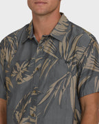 Sundays Lounge Short Sleeve Woven Shirt - Black