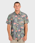 Sundays Lounge Short Sleeve Woven Shirt - Phantom