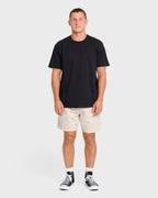 San O Layback Linen Shorts - Oatmeal Heather