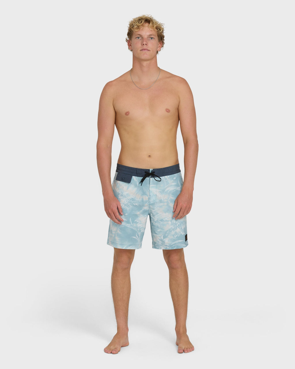 True North Garage Lo Tide 18 Boardshorts - Blue Fog