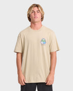A/Div Rockies Premium Short Sleeve Knit T-Shirt - Sand Khaki