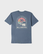 Adventure Division Sun Down Premium Short Sleeve Knit T-Shirt - China Blue