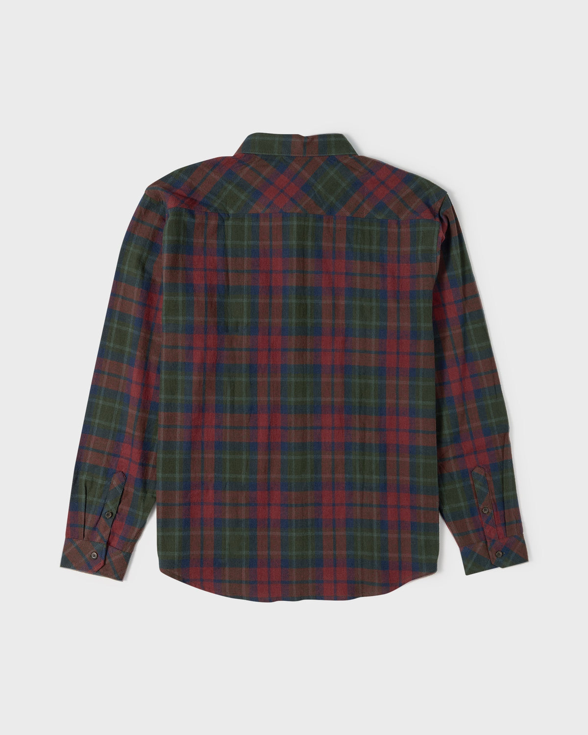 Coastline Long Sleeve Flannel Shirt - Tortoise Shell