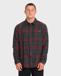 Coastline Long Sleeve Flannel Shirt - Tortoise Shell