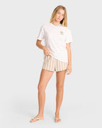 Catching Waves Short Sleeve Jersey T-Shirt - Salt Crystal