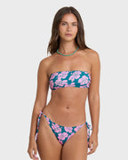 Mahalo Baby Reversible Tully Tube Bikini Top - Deep Lagoon