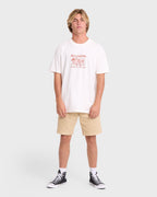 Twinny Premium Short Sleeve Knit T-Shirt - Off White