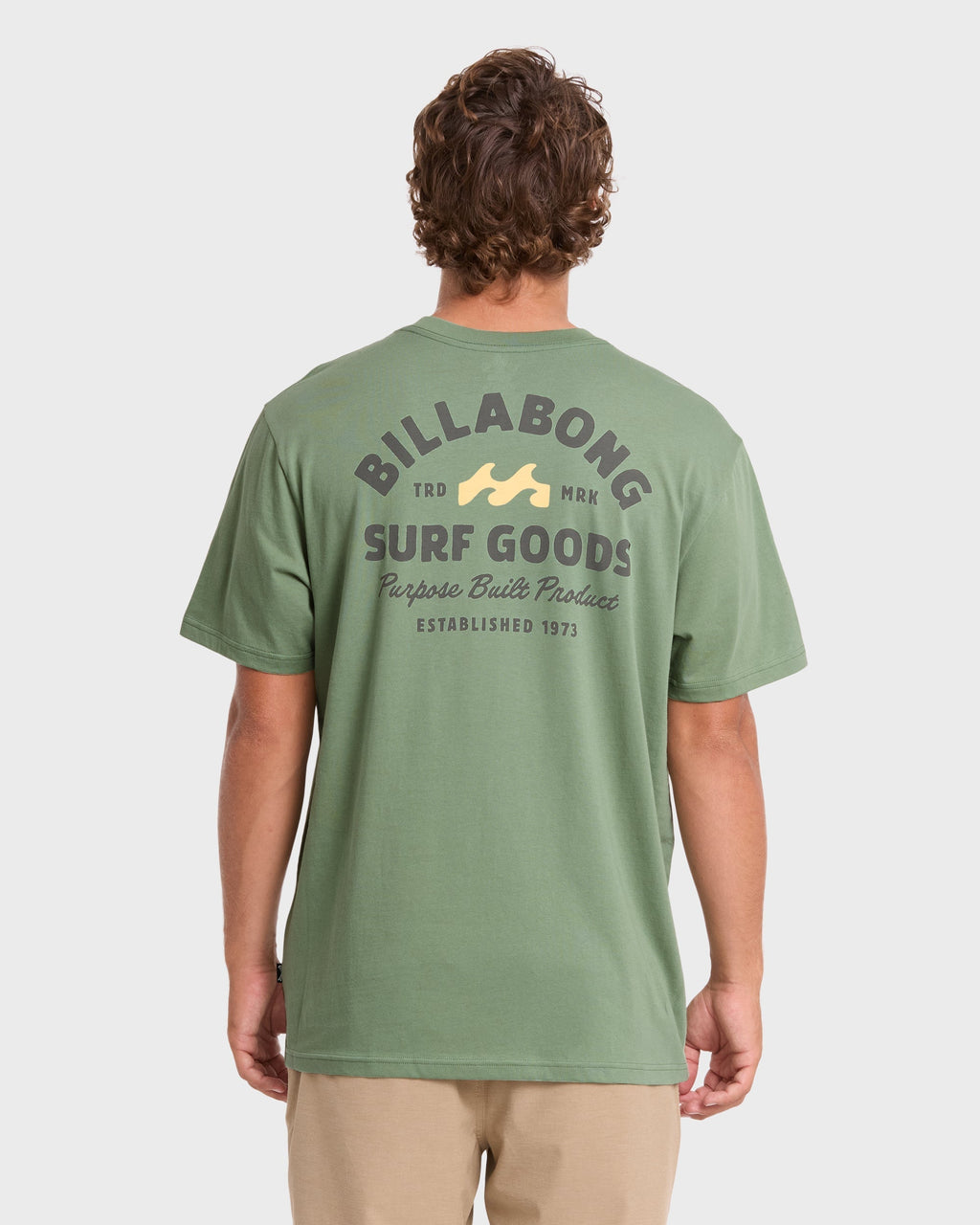 Foundry Premium Short Sleeve Cotton Graphic T-Shirt - Hedge Green